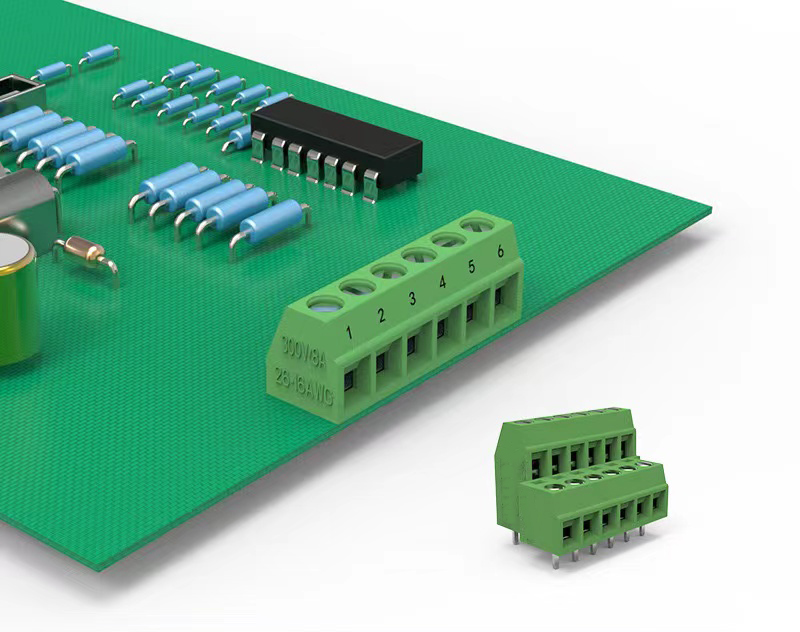 PCB vida tipli terminal blokları