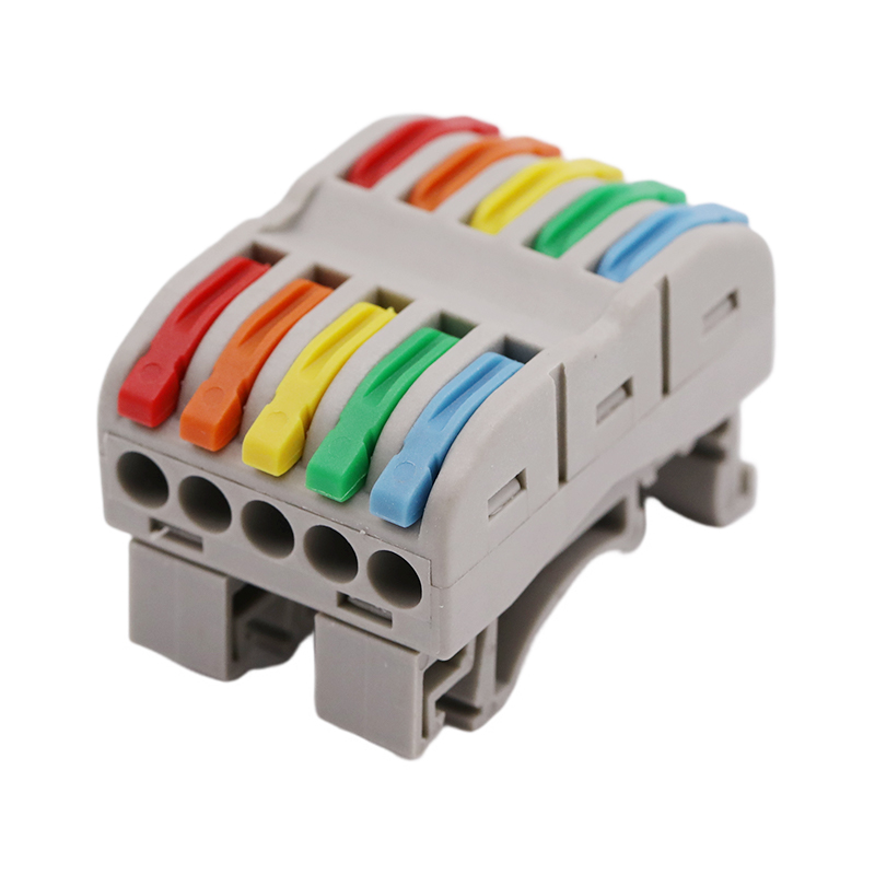 5 Giriş 5 Çıxışlı PC DIN Rail Terminal Tez Bağlayıcı